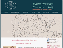 Tablet Screenshot of masterdrawingsinnewyork.com